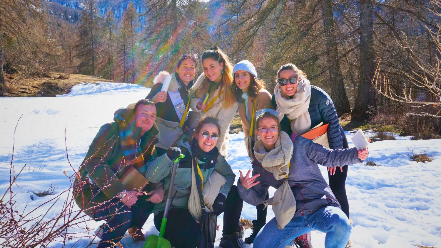 EVJF hivernal neige