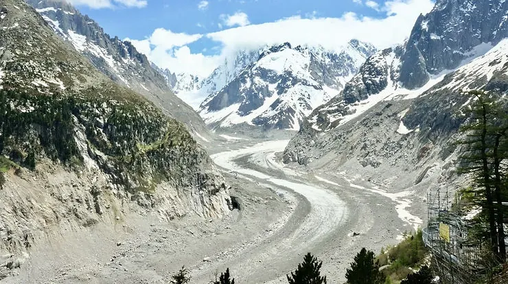 La mer de glace, Mont Blanc