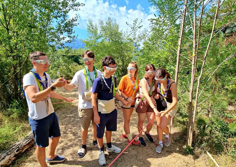 Parcours nature entre Scouts
