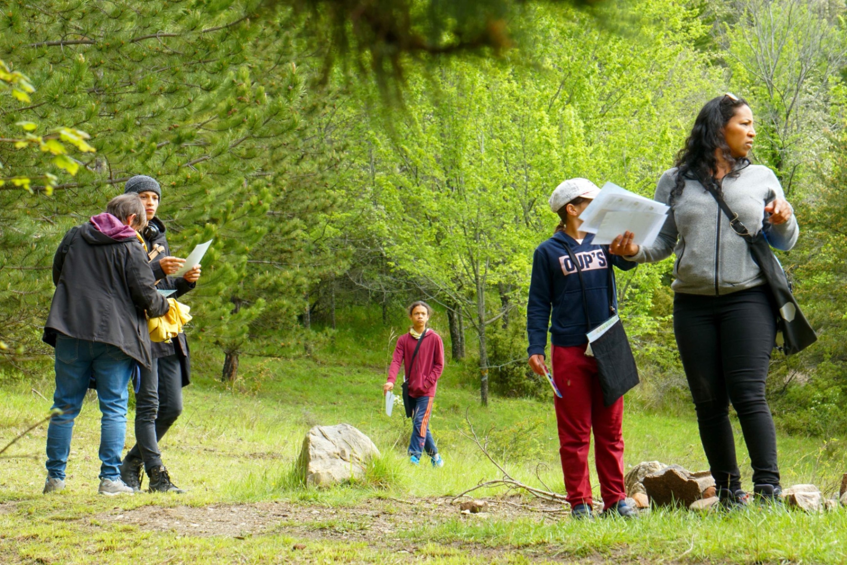 Orientation carte périscolaire montagne