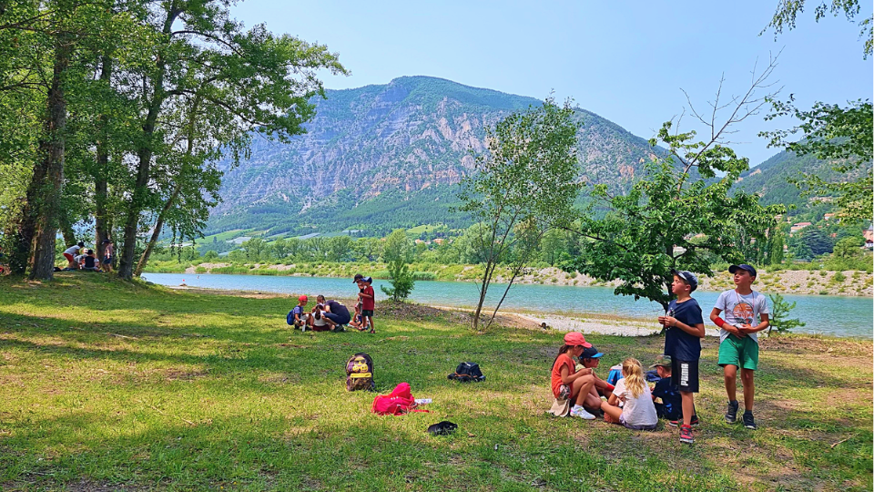 QR Game au bord du lac